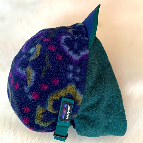PATAGONIA RARE Synchilla Fleece Duckbill Hat Cap - Picture 3 of 13